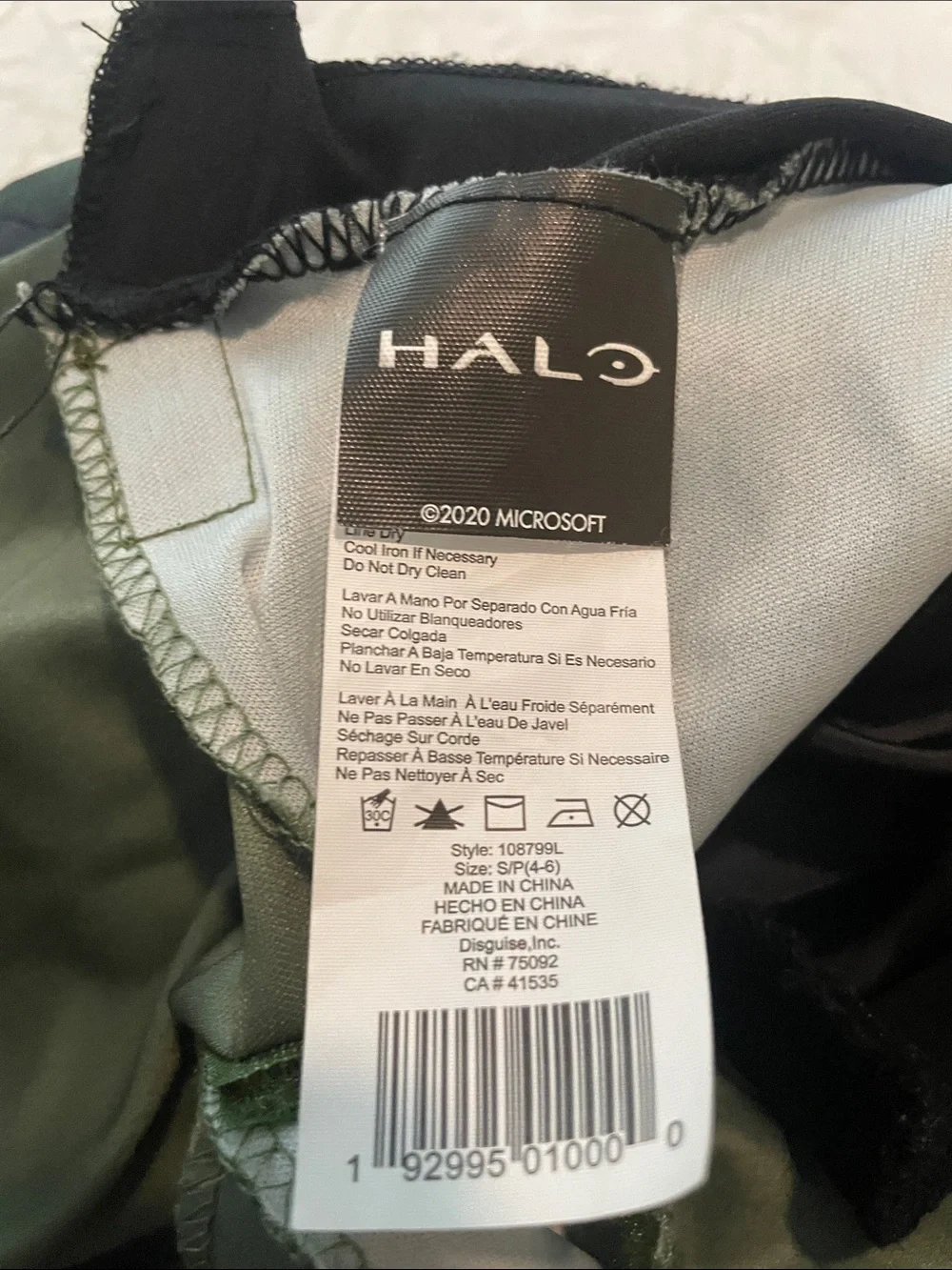 Halo Master Chief Inspired Kids Green Armor Costume with Helmet